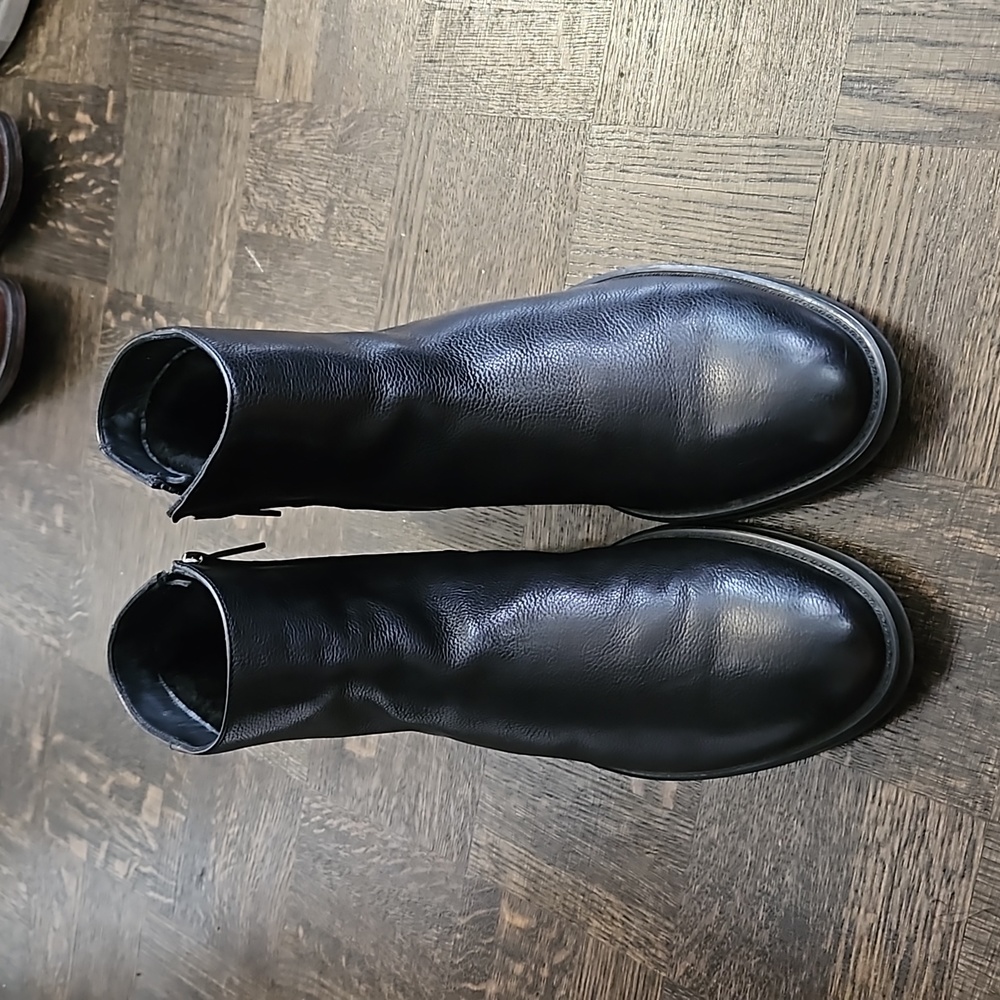 Hugo boss polacchine lambskin with real fur  boots